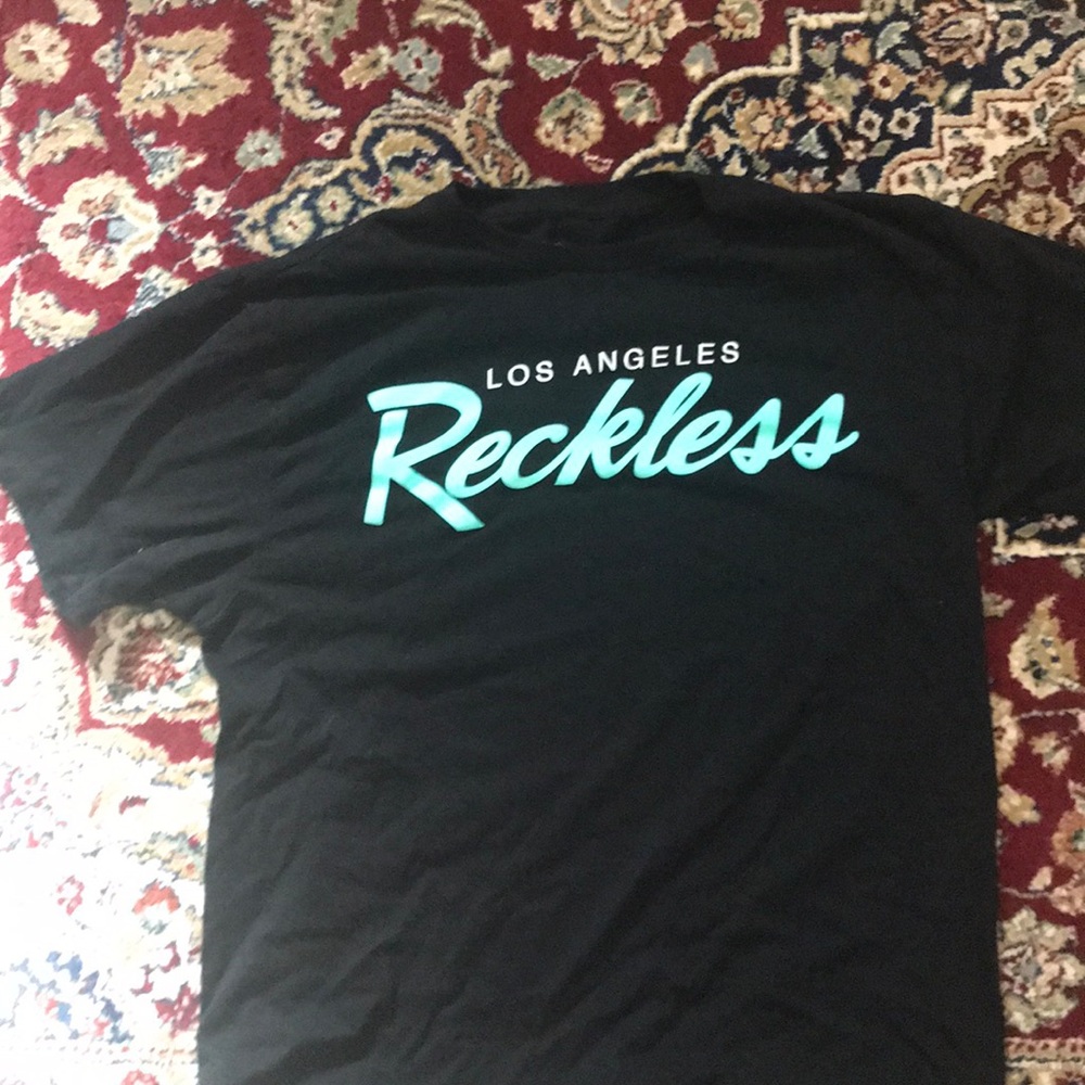 Medium sized LA Reckless tee